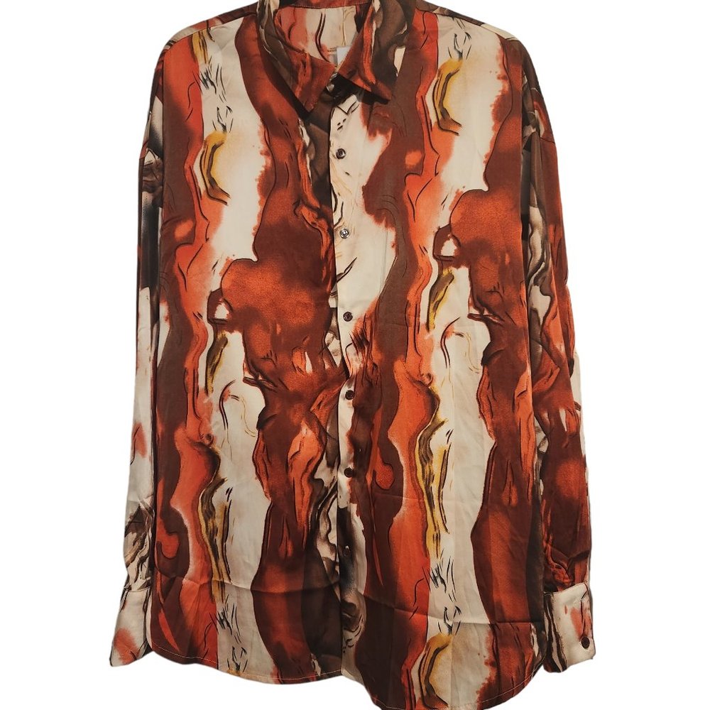 NWT Gorgeous Good Times USA Blouse Size XL